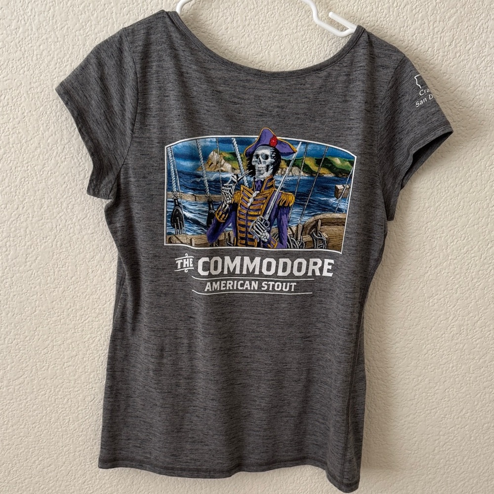 Ballast Point Pirate Design V-neck Tee